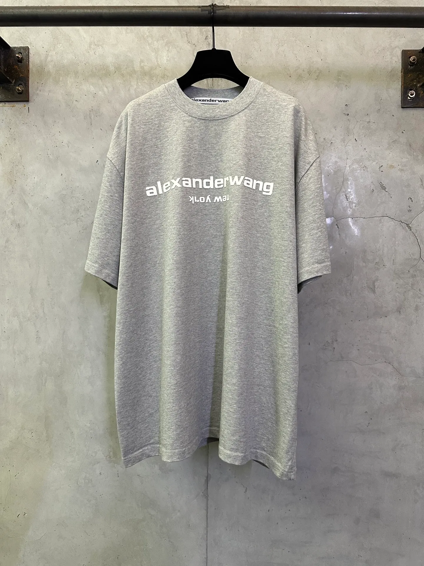 ￼ 140- New Arrival g Alexander wang 26ss logo T : 2*2 g Color Change Same Style Color: White Black Gray Size: XS S M L XL